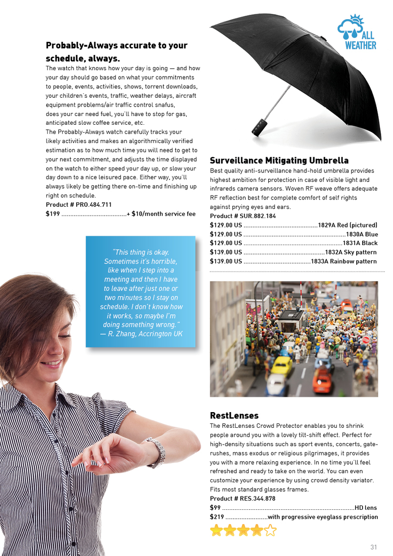 Illustration for article titled Designing a SkyMall Catalog for the Near Future